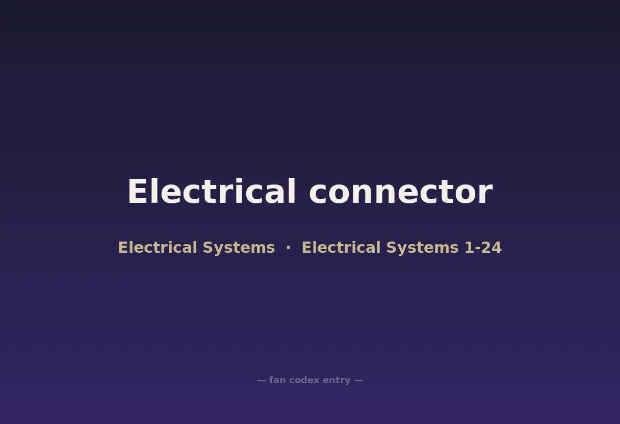 Electrical connector
