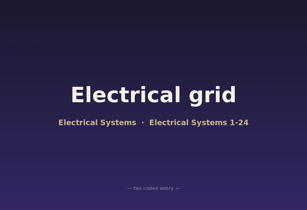 Electrical grid