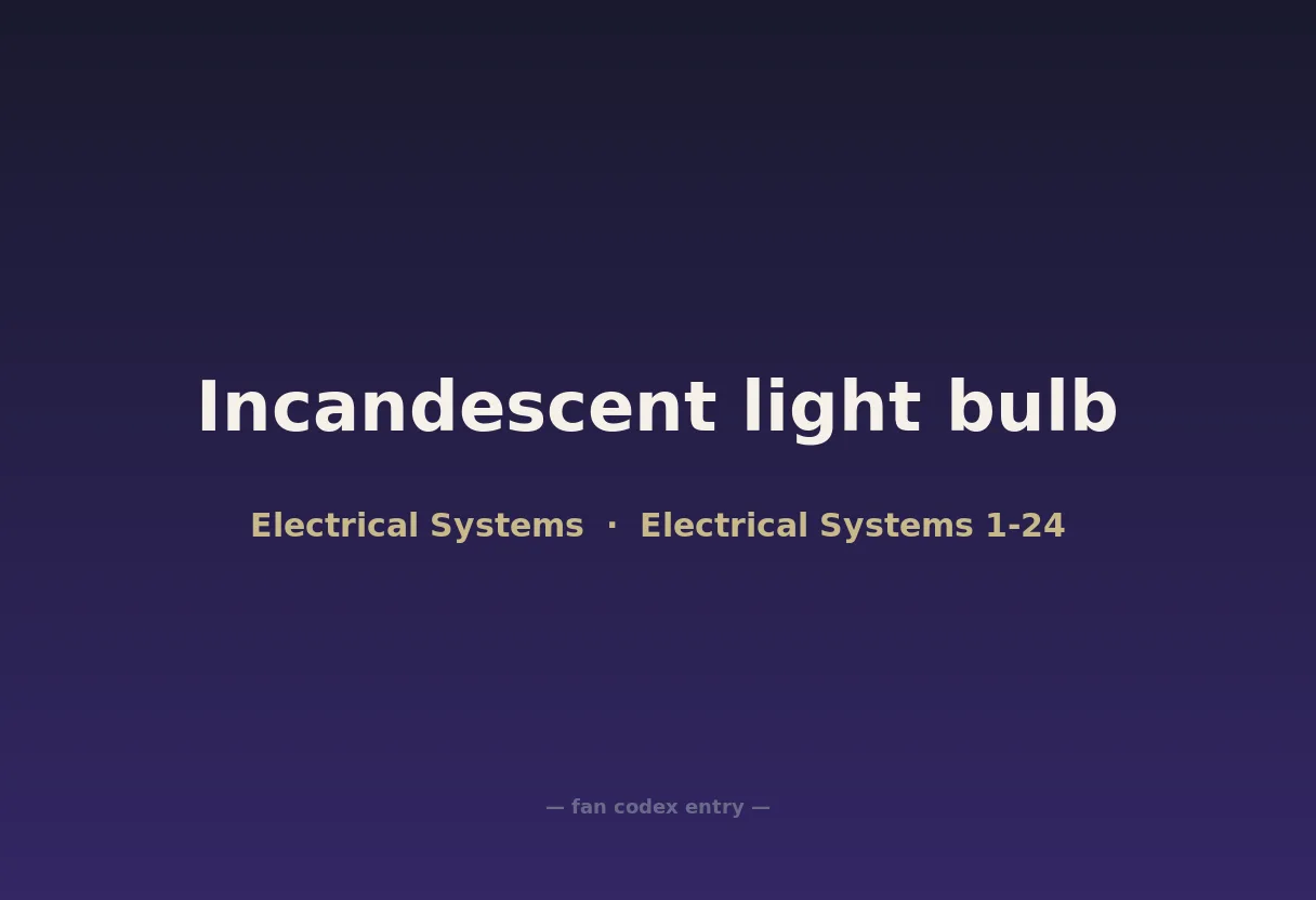 Incandescent light bulb